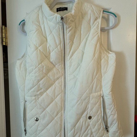 White Quilted Vest for Women - Picture 6 of 8
